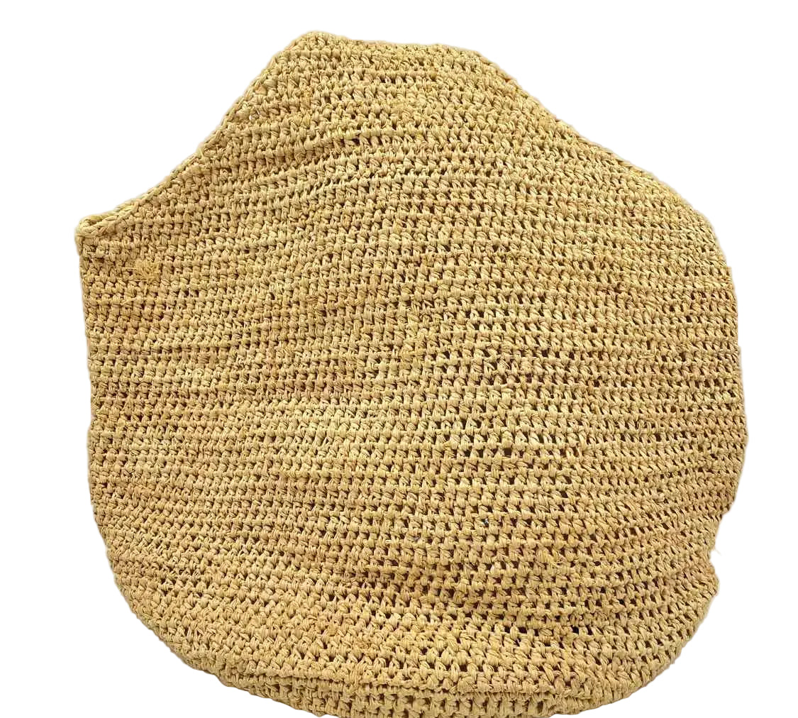 HELEN KAMINSKI Natural Raffia Bucket Bag Purse