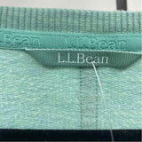 LL Bean Women's Size L Green Solid Sweatshirt