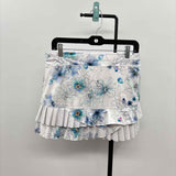 Sofibella Women's Size 14 White Floral Skirt