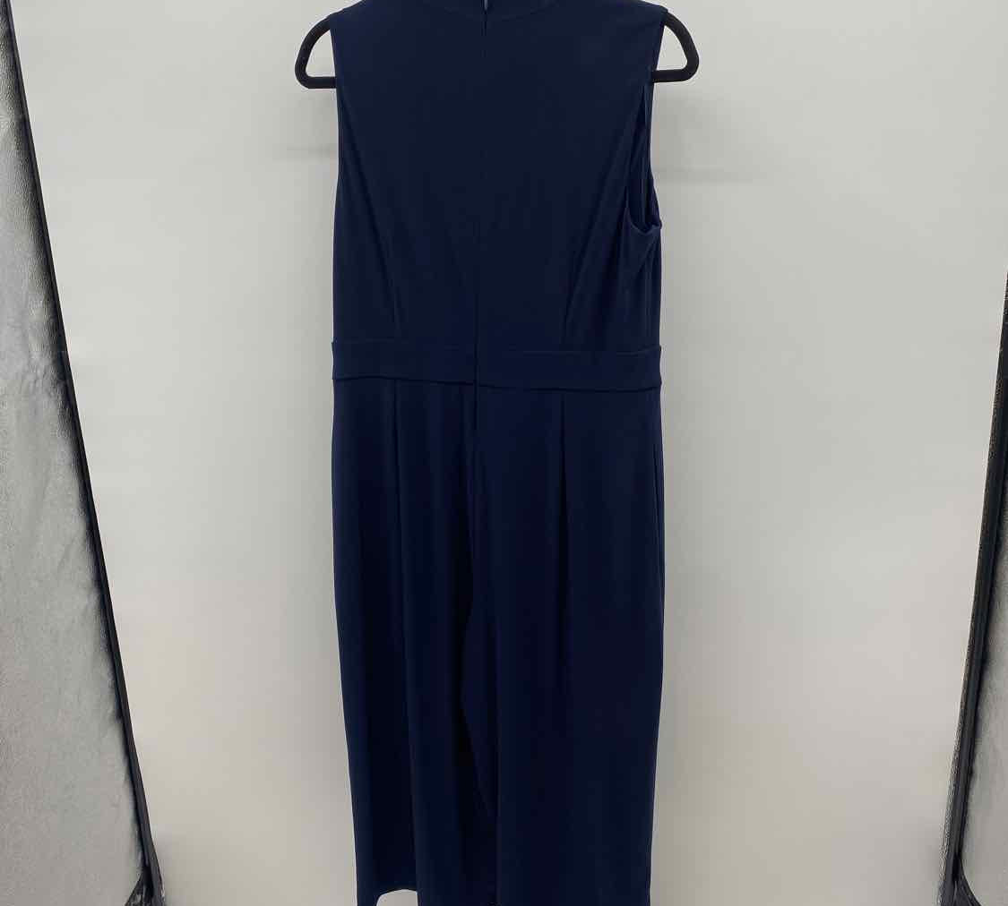 Jessica Howard Women's Size 14P Navy Solid Jumper