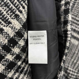 Melrose with Love Women's Size S Black Plaid Coat