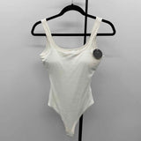 Klassy Network Women's Size L White Ribbed Tank