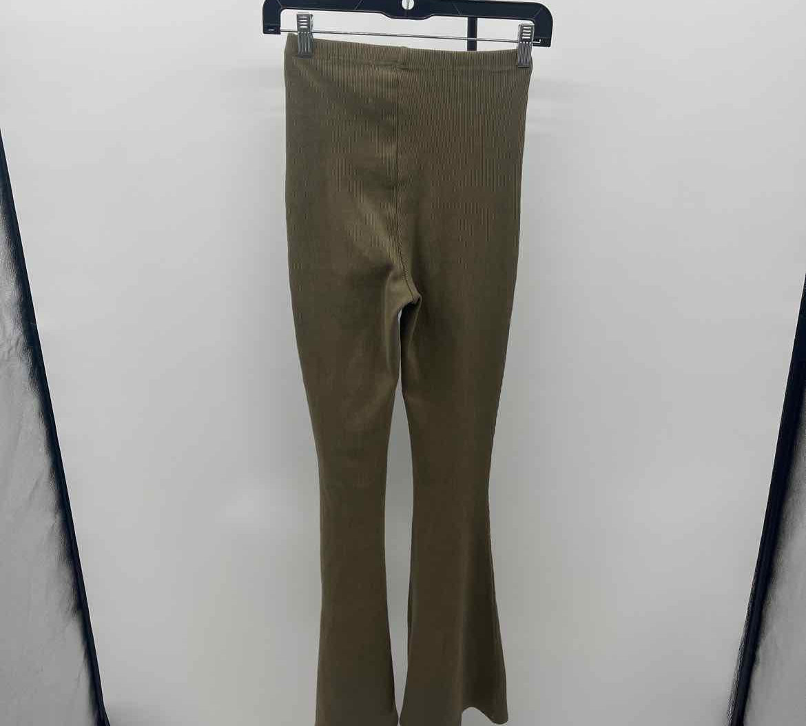 Out From Under Women's Size 2 Olive Ribbed Pants