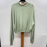 Project Social T Women's Size S Green Solid Sweatshirt