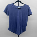 Columbia Women's Size M Blue Heathered Short Sleeve Shirt