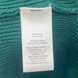 525 Women's Size XS Green Ribbed Long Sleeve Shirt