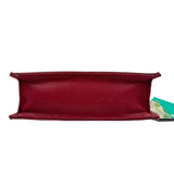 NWT New BADGLEY MISCHKA Wine Vegan Leather Clutch Purse w/Opt Crossbody Strap
