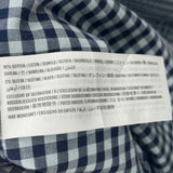 Abercrombie & Finch Men's Size M Navy Checkered Long Sleeve Shirt