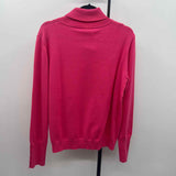 Anrabess Women's Size L Pink Solid Sweater