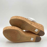 Caslon Women's Shoe Size 9.5 White Solid Sandals