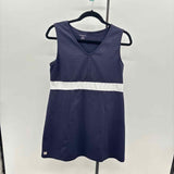 Lands End Women's Size 10 Navy Solid Dress