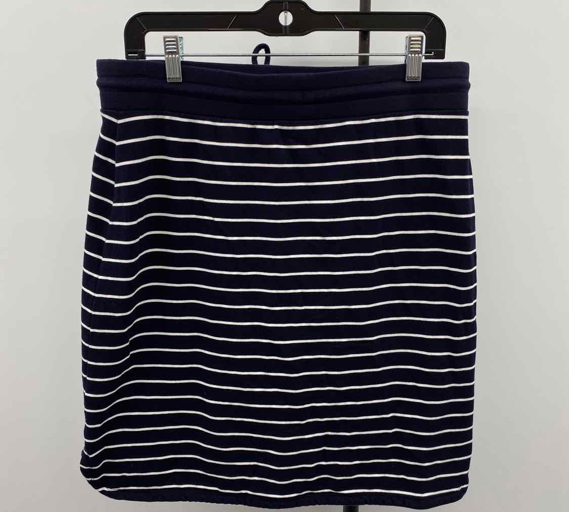 Talbots Women's Size 10 Navy Stripe Skirt