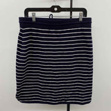 Talbots Women's Size 10 Navy Stripe Skirt