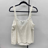 Lane Bryant Women's Size XXL White Eyelet Tank