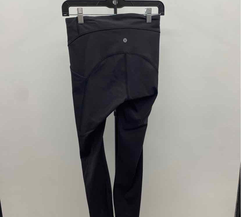 Lululemon Junior's Size 6 Black Solid Leggings