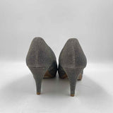 Bandolino Women's Shoe Size 8.5 Charcoal Shimmer Heels