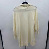 Anthropologie Junior's Size XL Ivory Solid Dress