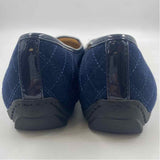 Liz Claiborne Women's Shoe Size 8.5 Navy Quilted Flats