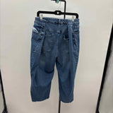 Lane Bryant Women's Size 26 Blue Beaded Capris