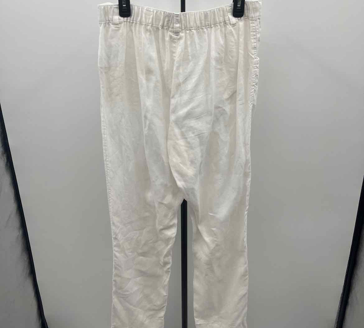 Nicole Miller Women's Size 14 White Textured Pants