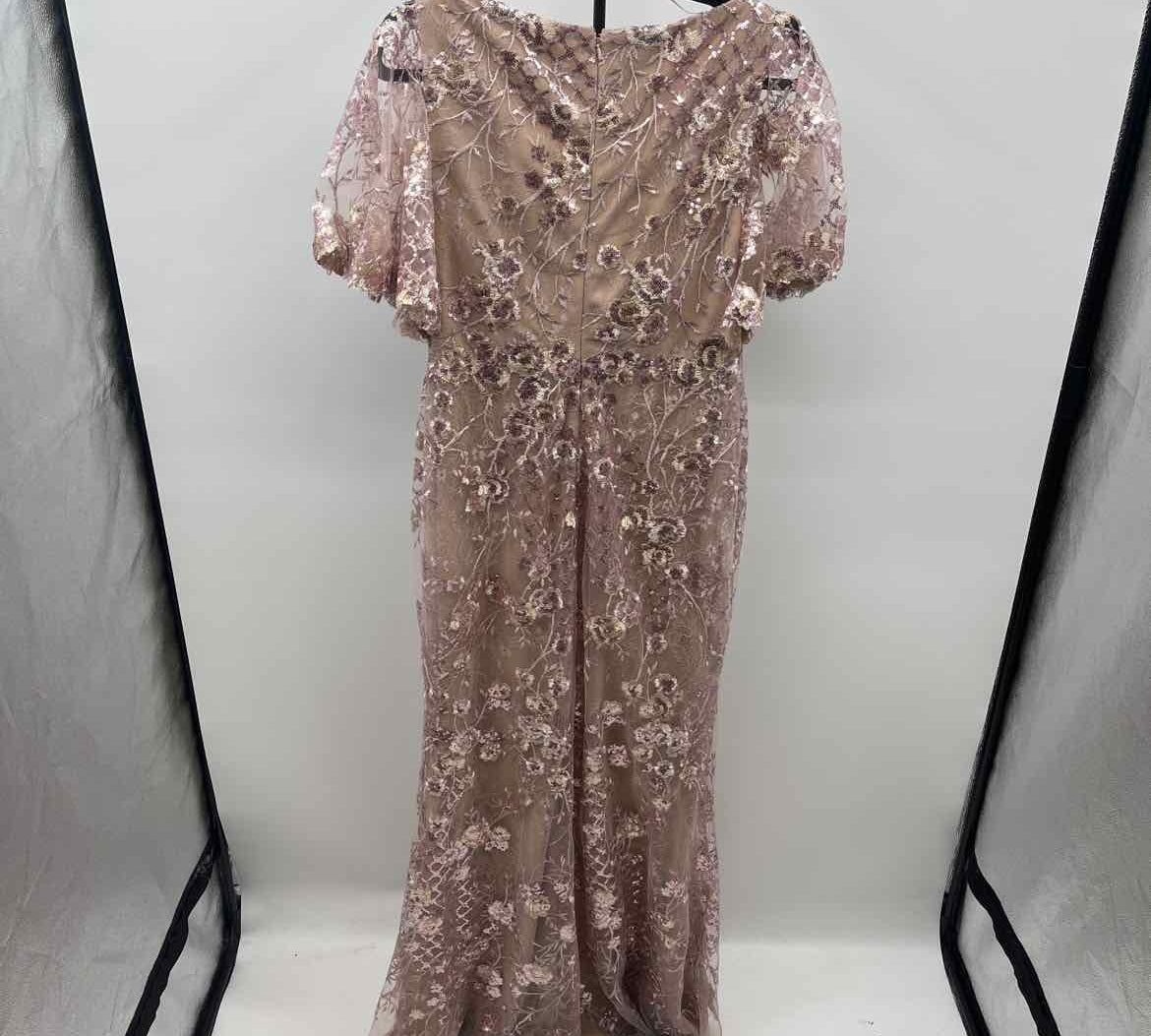 Mac Duggal Couture Women's Size 8 Blush Sequins Gown/Evening Wear