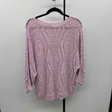 JJill Women's Size L Pink Textured Sweater