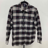 Chaps Women's Size XL Black Plaid Long Sleeve Shirt