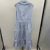 Gretchen Scott Women's Size 14 Blue Stripe Dress