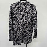 Chico's Women's Size XL Gray Animal Print Tunic
