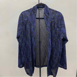 Notations Women's Size XL Blue Spotted Jacket