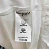 mi ami Women's Size 14 White Solid Dress