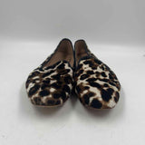 J Crew Women's Shoe Size 7 Brown Animal Print Flats