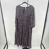 Torrid Women's Size 1X Black Floral Dress