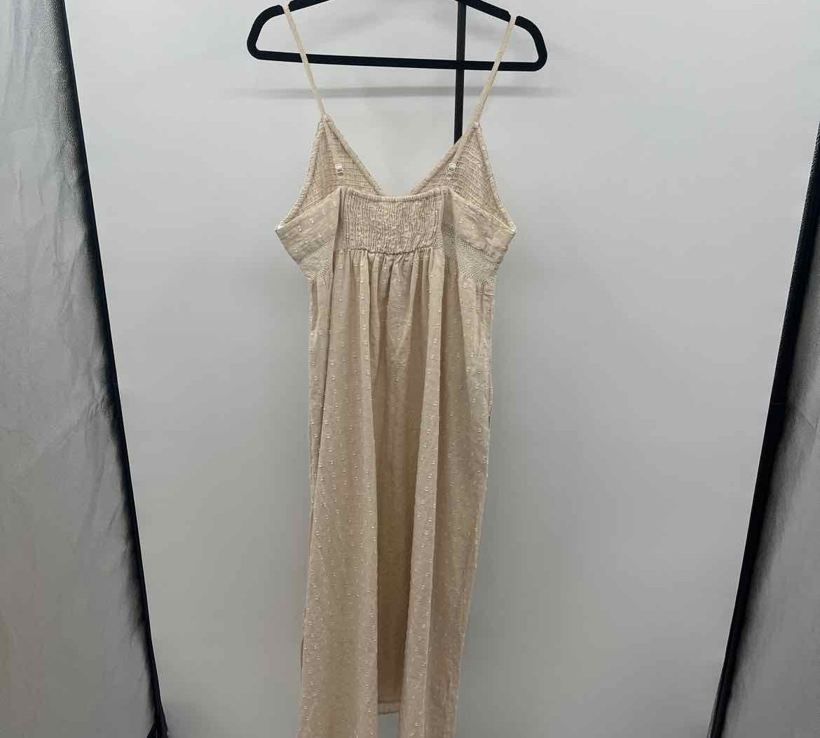 sim & sam Women's Size 16 Beige Textured Dress
