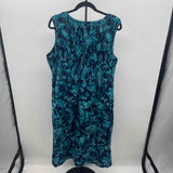 Coldwater Creek Women's Size 20 Navy Floral Dress