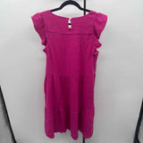 J Crew Women's Size 12 Fuschia Textured Dress