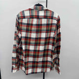 J Crew Men's Size M Navy Plaid Long Sleeve Shirt