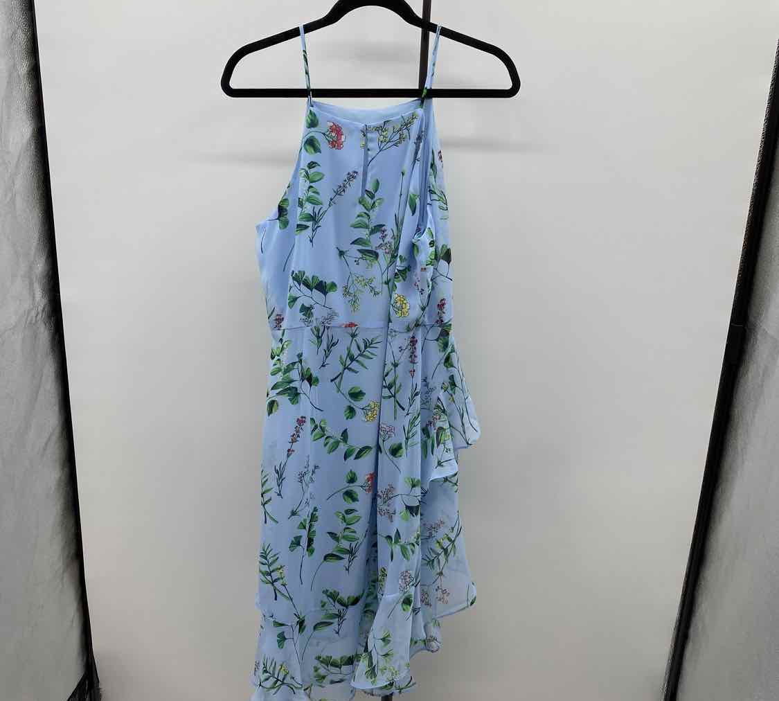 Banana Republic Women's Size 14 Blue Floral Dress
