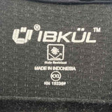 Ibkul Women's Size XXL Charcoal Textured Long Sleeve Shirt