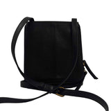 AMERICAN LEATHER Black Leather NORTH SOUTH Crossbody Purse