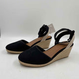 Style & Co. Women's Shoe Size 8 Black Solid Wedges