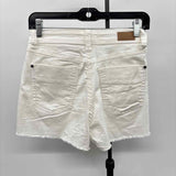 Elan Women's Size 8 White Distressed Shorts