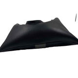 VINCE CAMUTO Black Pebbled Leather Double-Handled Tote Bag Purse