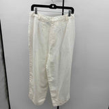 Willi Smith Women's Size 12 White Solid Pants