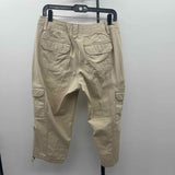 Eddie Bauer Women's Size 8 Tan Solid Capris