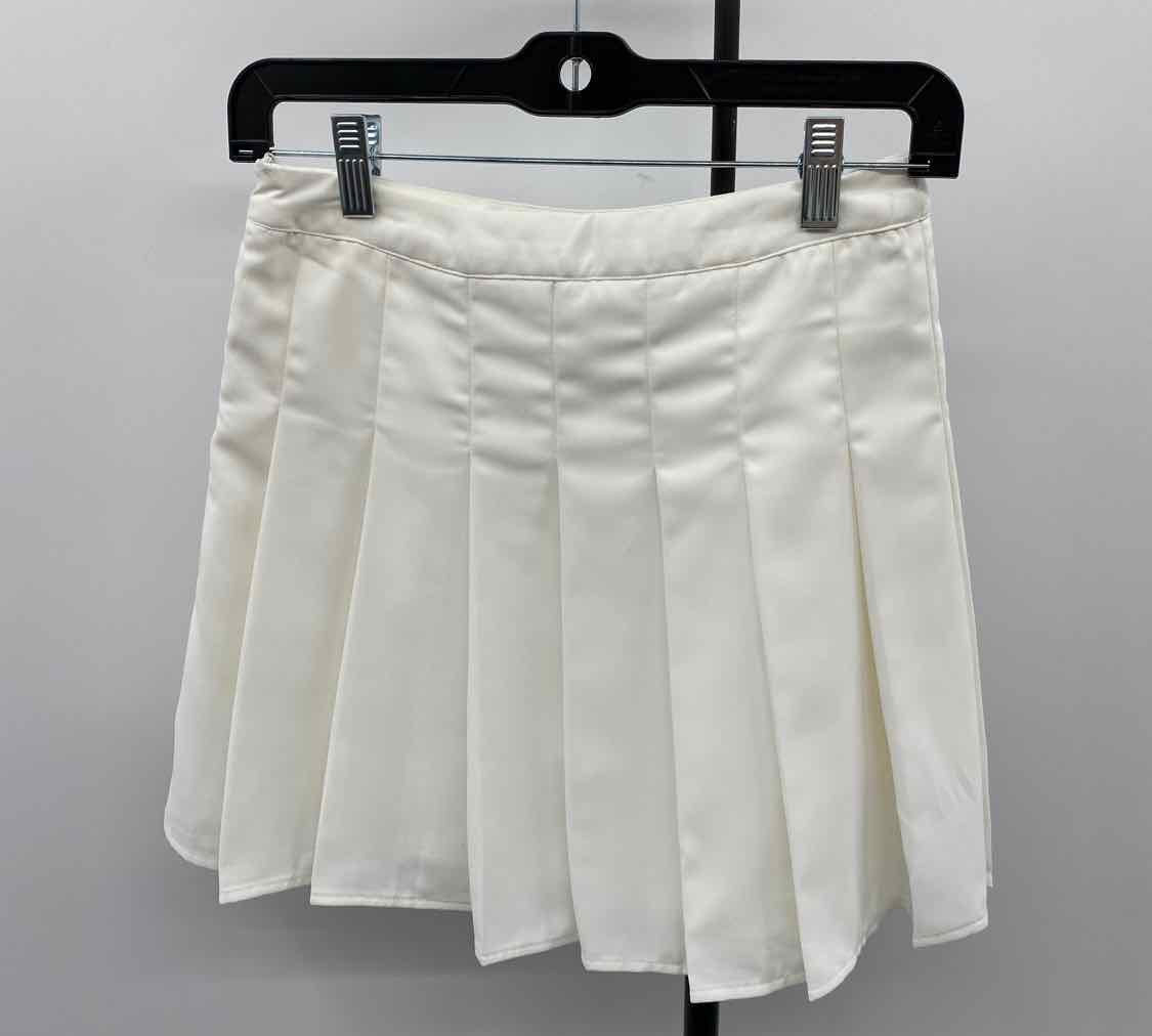 Lulus Women's Size 6 White Solid Skirt