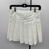Lulus Women's Size 6 White Solid Skirt