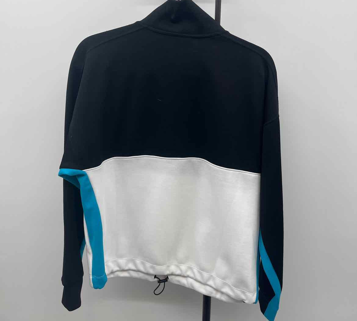 DKNY Women's Size M Multi-Color Color Block Long Sleeve Shirt