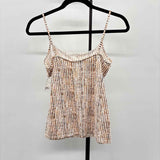 Ann Taylor Women's Size M Brown lines Tank