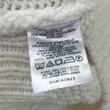 Loft Women's Size M White Textured Sweater